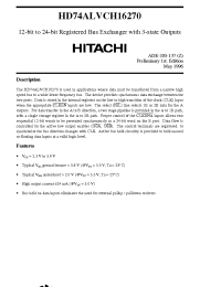 Datasheet  HD74ALVCH16270