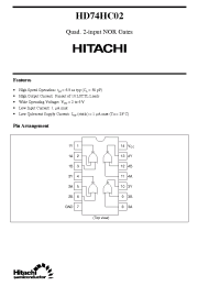 Datasheet  HD74HC02