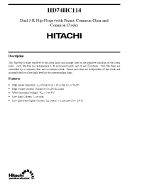 Datasheet  HD74HC114