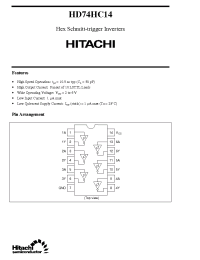 Datasheet  HD74HC14