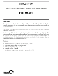 Datasheet  HD74HC323