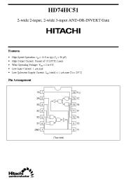 Datasheet  HD74HC51