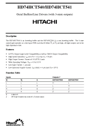 Datasheet  HD74HCT540