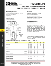 Datasheet  HMC345LP3