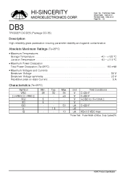Datasheet  DB3
