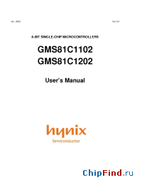 Datasheet  GMS81C1102