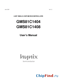 Datasheet  GMS81C1404