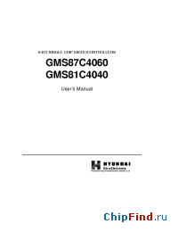 Datasheet  GMS81C4040