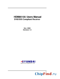 Datasheet  HDM8513A