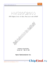 Datasheet  HMS30C2000
