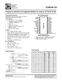 Datasheet  ICS9248yF-135-T