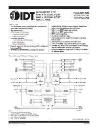 Datasheet  IDT70T25