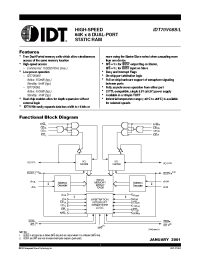 Datasheet  IDT70V08S