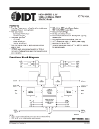 Datasheet  IDT70V09L