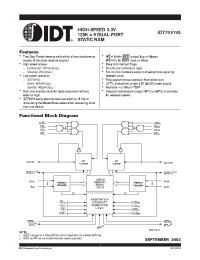 Datasheet  IDT70V19L