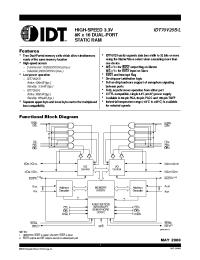 Datasheet  IDT70V25L