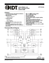 Datasheet  IDT70V28L