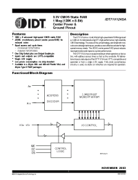 Datasheet  IDT71V124SA