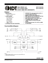 Datasheet  IDT71V321L