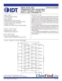 Datasheet  IDT74LVCC3245A