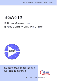 Datasheet  BGA612