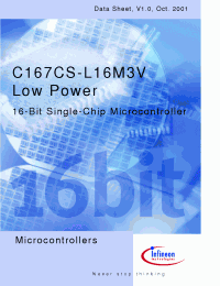 Datasheet  C167CS-L16M3V