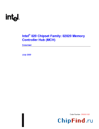 Datasheet  Intel820