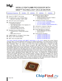 Datasheet  Mobile Pentium MMX