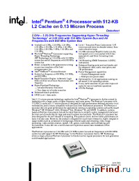 Datasheet  Pentium4