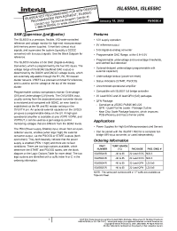 Datasheet  ISL6550C