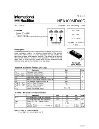 Datasheet  HFA100MD60C
