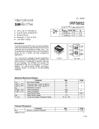 Datasheet  IRF5852