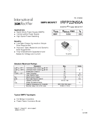 Datasheet  IRFP22N50A