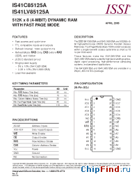 Datasheet  IS41LV85125A