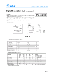 Datasheet  DTA123EKA