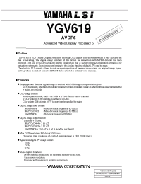Datasheet  YGV619