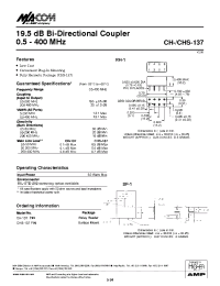 Datasheet  CH-137