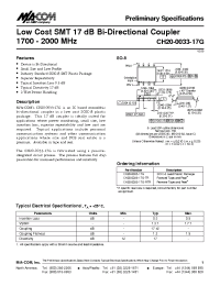 Datasheet  CH20-0033-17G