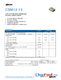 Datasheet  CSM12-13