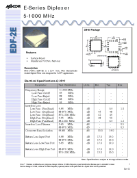 Datasheet  EDF-2E