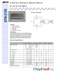 Datasheet  EFM-2100