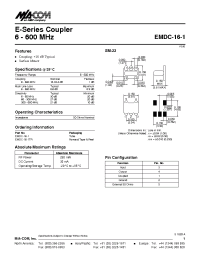 Datasheet  EMDC-16-1