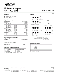 Datasheet  EMDC-16-2-75