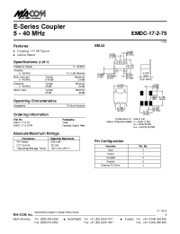 Datasheet  EMDC-17-2-75