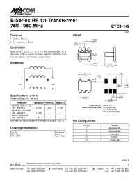 Datasheet  ETC1-1-6
