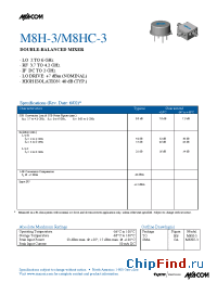 Datasheet  M8H-3