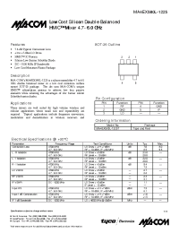 Datasheet  MA4EX580L-1225T
