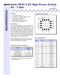 Datasheet  MASWSS0020