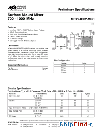 Datasheet  MD22-0002-MUC