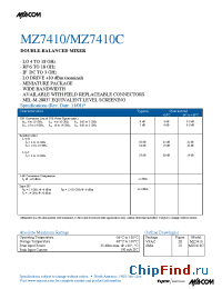 Datasheet  MZ7410C